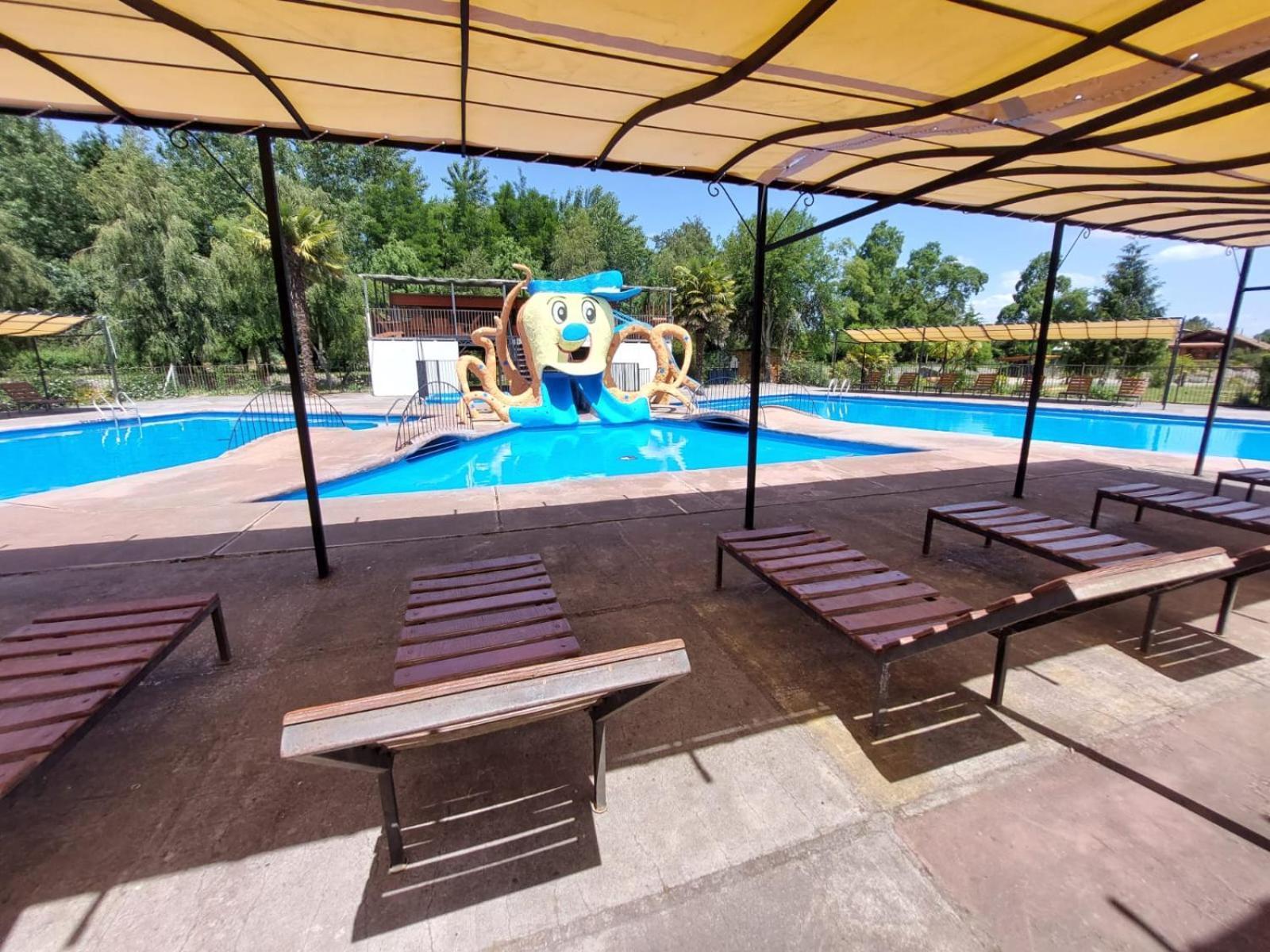 Cabanas Turismo Don Ambrosio El Manzano  ภายนอก รูปภาพ